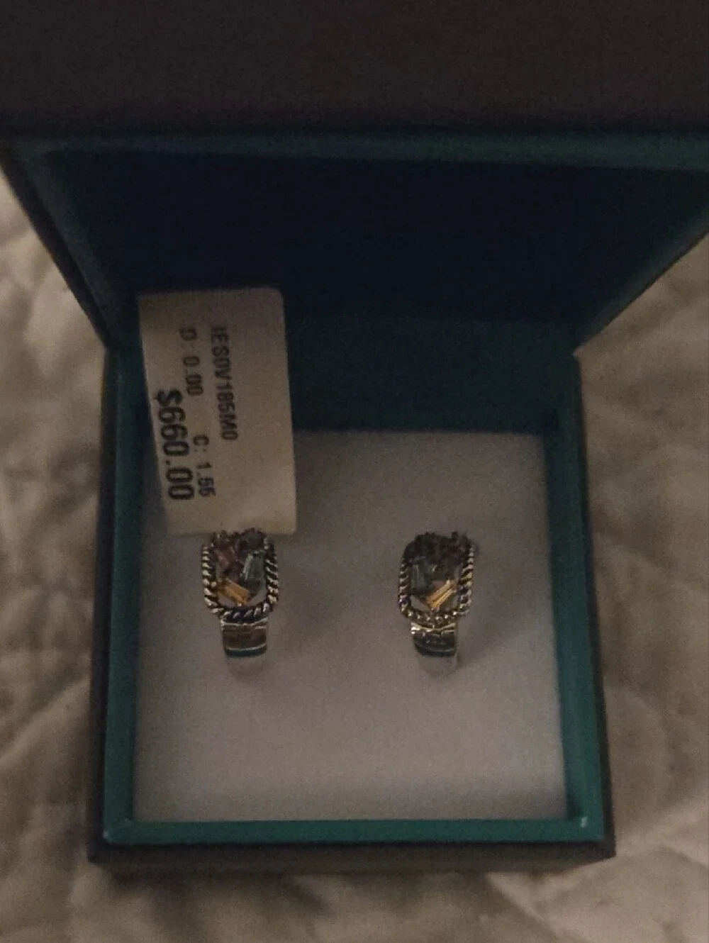 Effy Sterling Silver Multi-Color Crystal Ring - Women Jewelry